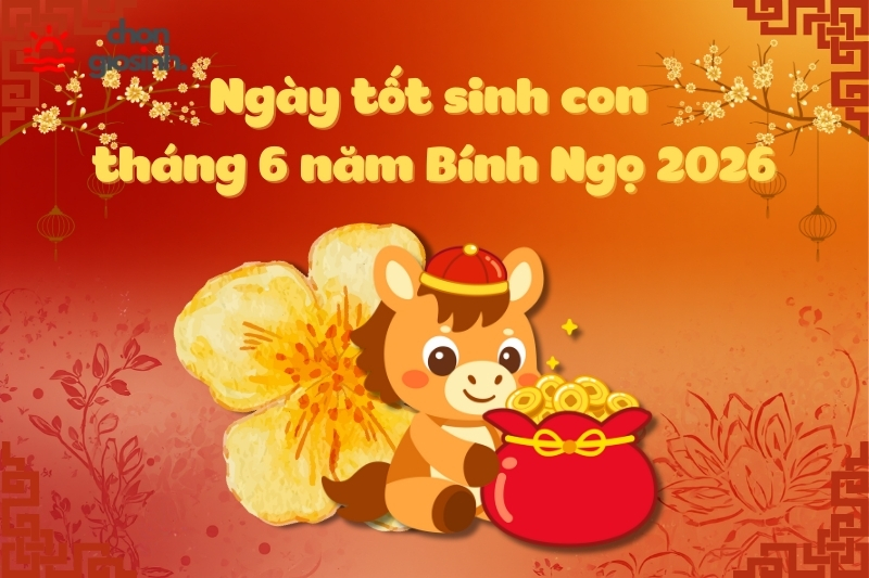 Ngày tốt sinh con tháng 6 năm 2026 hợp mệnh cha mẹ 1 ngay tot sinh con thang 6