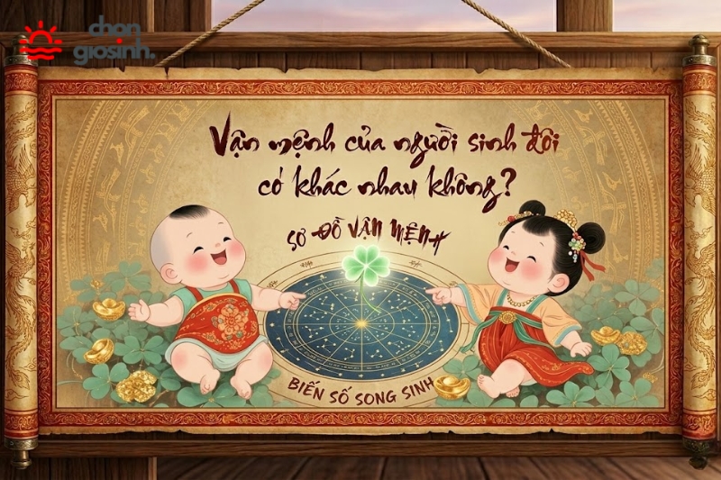 Vận mệnh của người sinh đôi có khác nhau không?