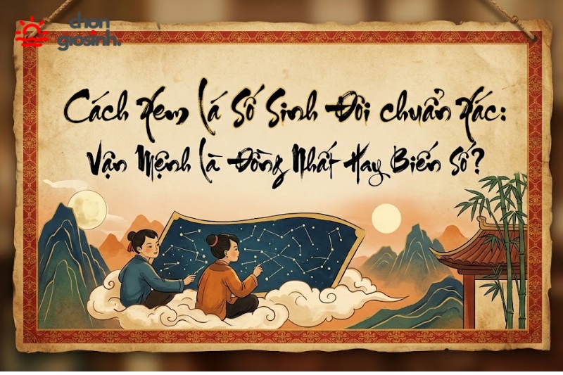 Cách xem lá số sinh đôi chuẩn xác: Vận mệnh là đồng nhất hay biến số?