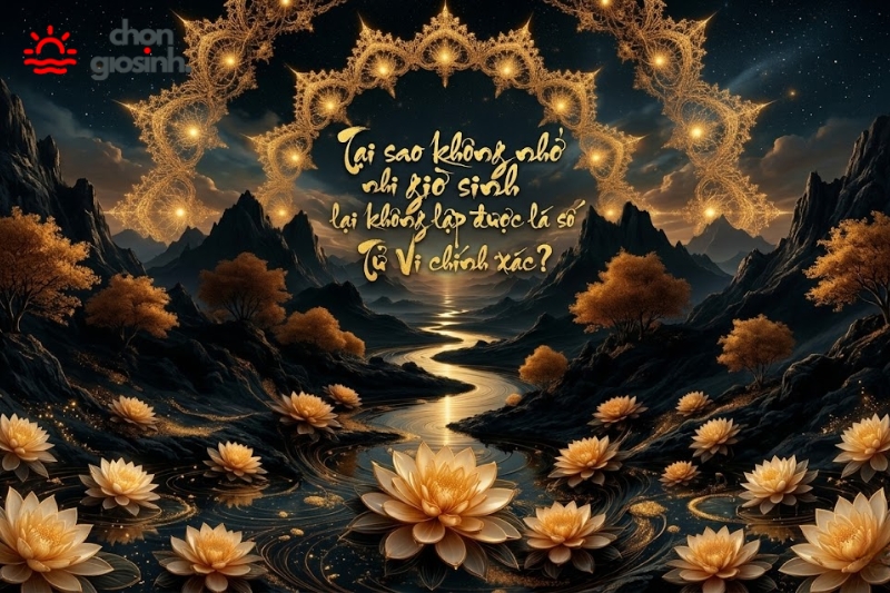  Tại sao không nhớ giờ sinh lại không lập được lá số Tử Vi chính xác?