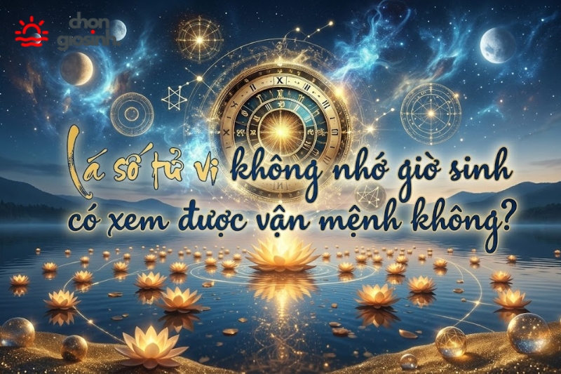 Giải đáp: Lá số tử vi không nhớ giờ sinh có xem được vận mệnh không?