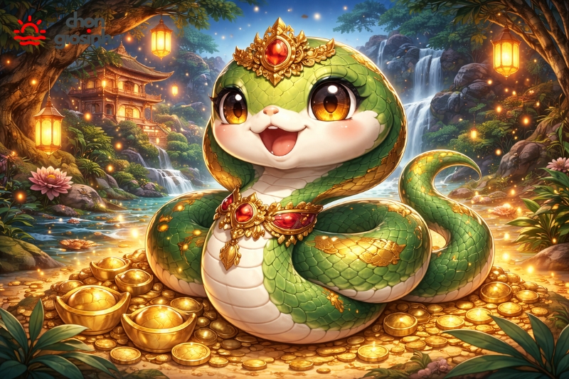 Hình tượng đặc trưng của tuổi này là Đông Tàng Chi Xà